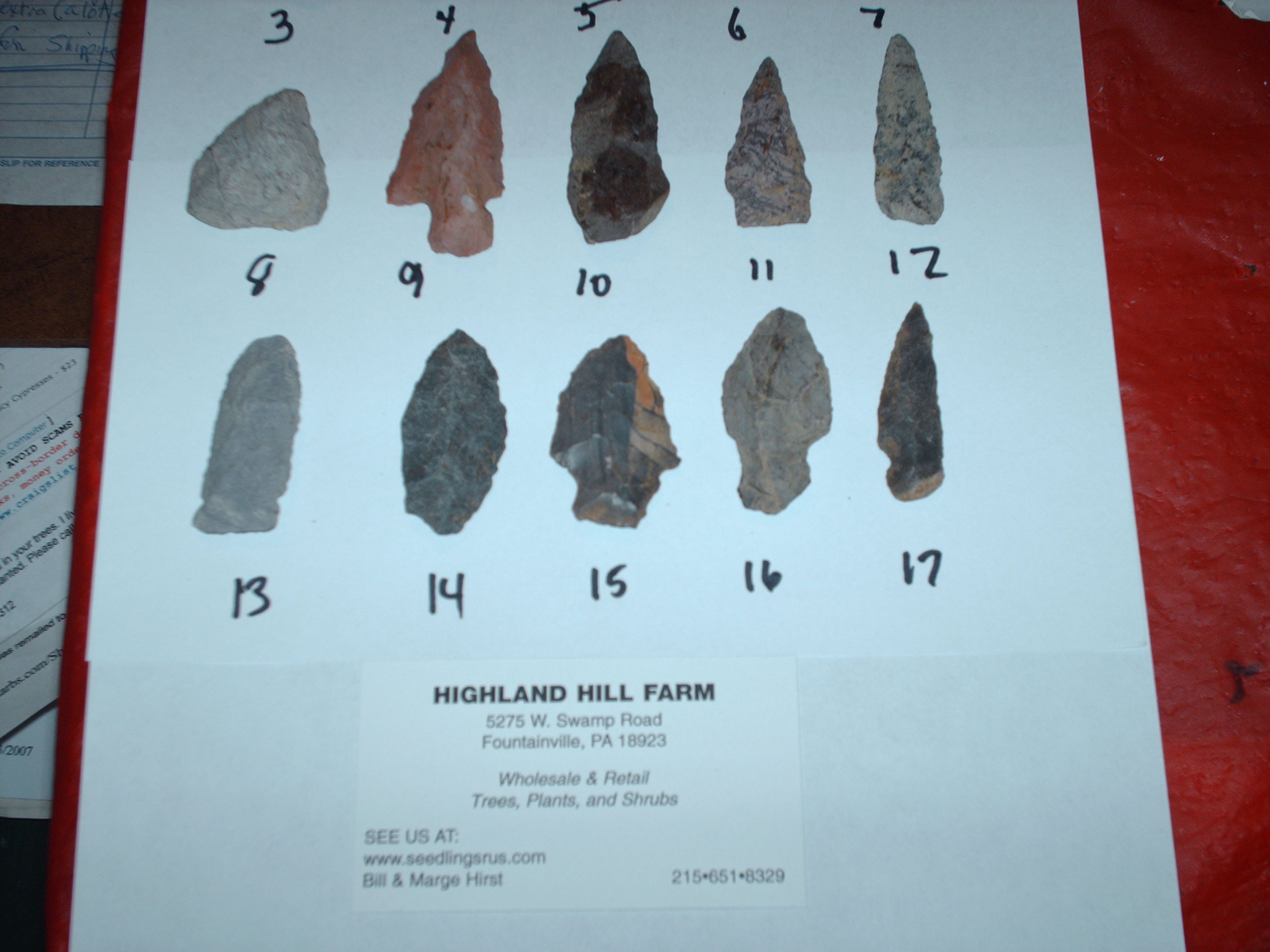arrowheads artifacts